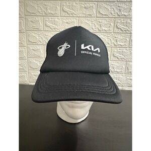 Miami Heat NBA Kia Trucker Hat Cap Snapback‎ Black